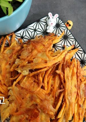 【地瓜料理】酥炸「地瓜籤」作法 的食譜成品照片
