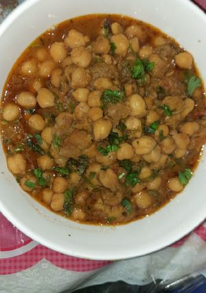 A picture of Simple Chhola masala.