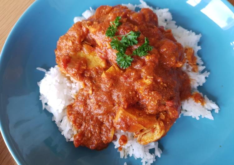 Homemade Tikka masala curry