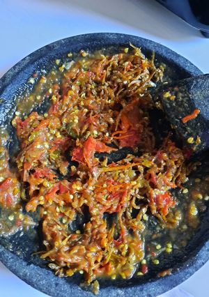Foto resep Sambel teri penyet