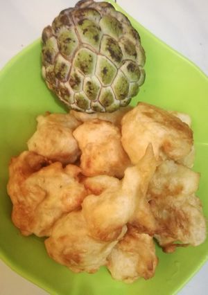 Foto resep Sukun campur buah srikaya goreng tepung