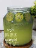 Jus Segar Jeruk Kalamansi plus Selasih