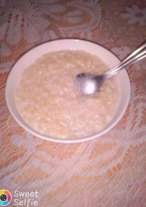 صورة لوصفة شوربة لسان الطير بالحليب