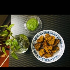 A picture of Poha alu cutlet.