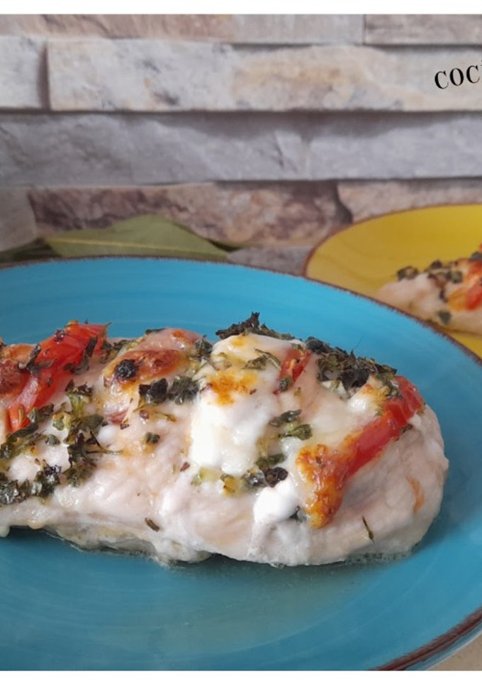 Una foto de Pechuga de pollo hasselback