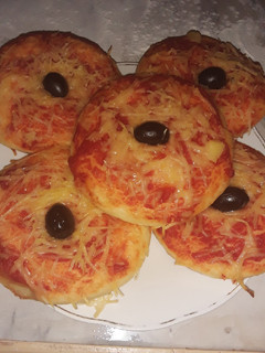 صورة لوصفة ميني بيتزا 😋😋
