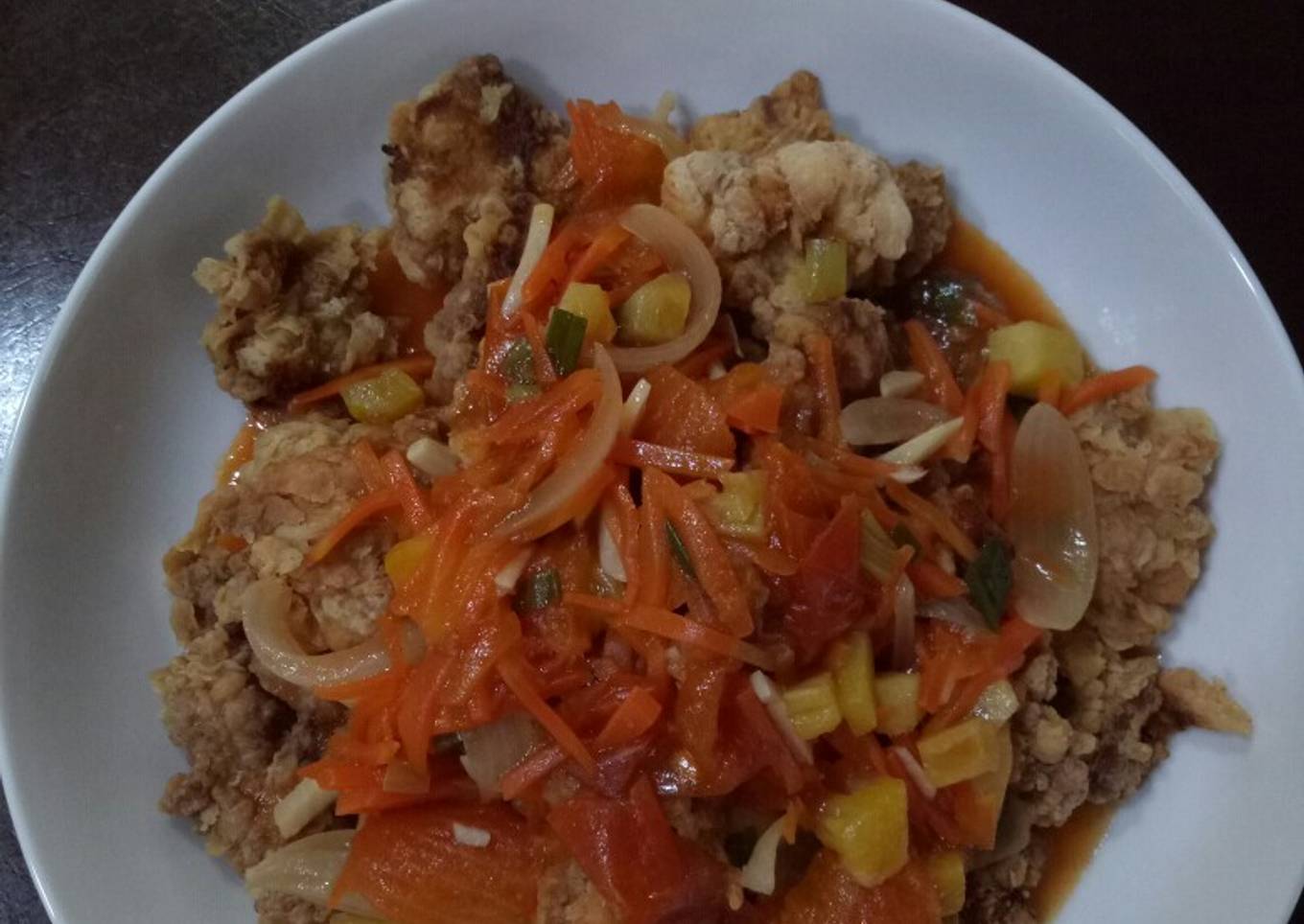 Babi asam manis (koloba) non halal