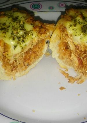 Una foto de Pan relleno de pollo!