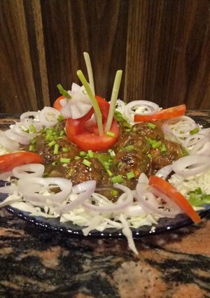 A picture of Bread Manchurian.