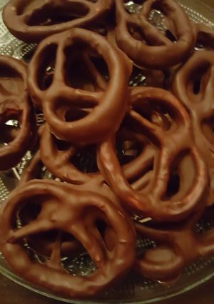 Une photo de Bretzels aux 2 chocolats