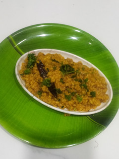 A picture of Moong dal dry sabji.
