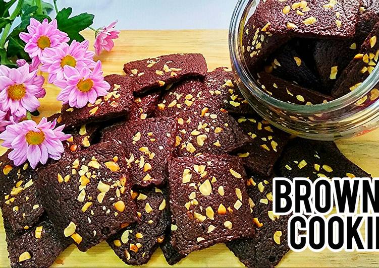 Resep Brownies Cookies/Kue Kering Brownis Anti Gagal