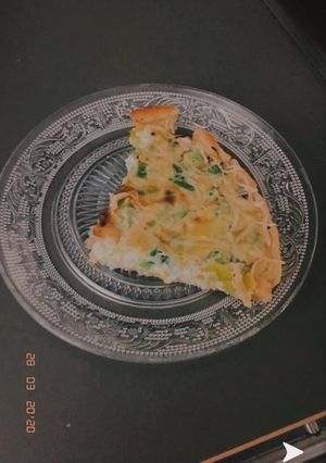 Une photo de Tarte poireaux et saumon