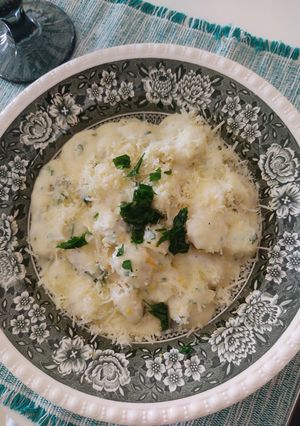 Φωτογραφία της συνταγής Gnocchi (νιόκι) πατάτας με σάλτσα λεμονιού