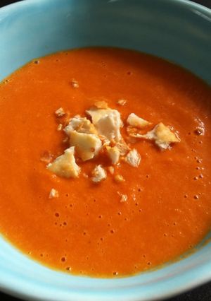A picture of Carrot & Tomato Soup.