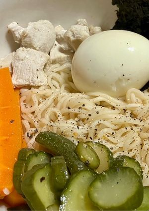 隨你搭任意食材的涼泡麵🍜 的食譜成品照片