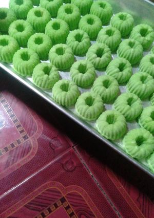 Foto resep Bolu Kukus Pandan Santan