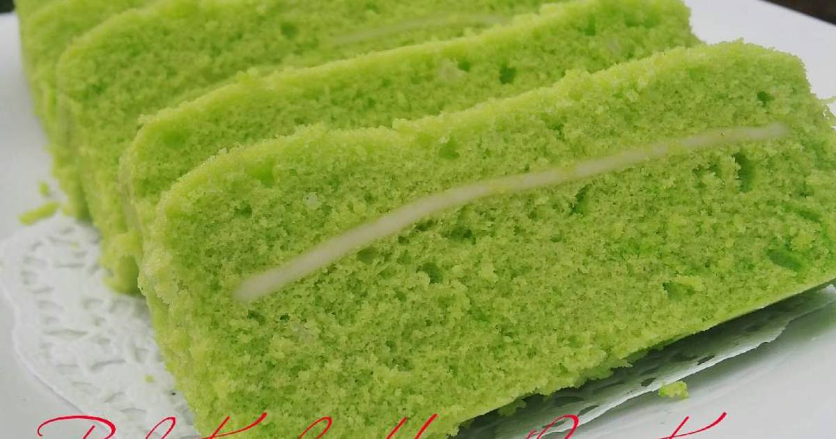  Resep  Bolu  Kukus Hijau Lapis  Keju irit  oleh El Huda Ummi 