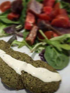 Una foto de Falafel de Kale al horno