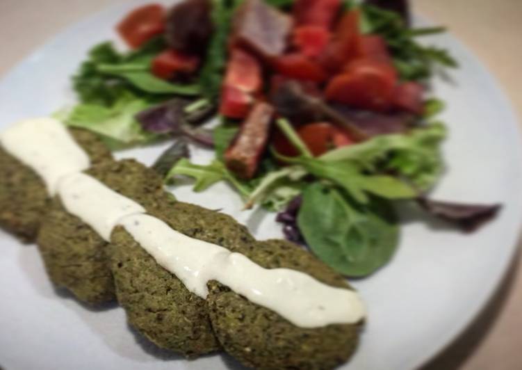 Falafel de Kale al horno