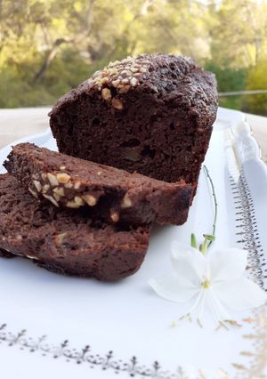 Une photo de Gâteau à la courgette et au cacao
