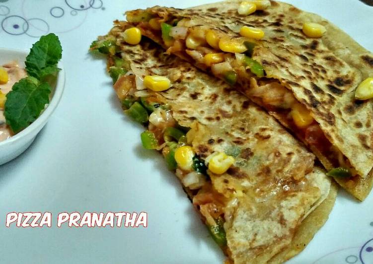 Recipe of Super Quick Homemade Pizza prantha