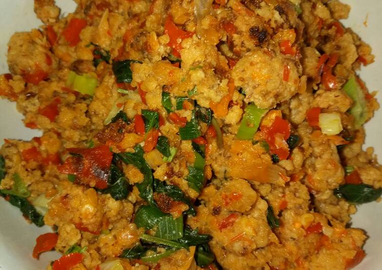 Bumbu mengolah Tumis oncom kemangi Anti Gagal