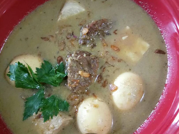 Cara Mudah Membuat Resep Terik daging tahu telor yang Bikin Ngiler Anti Ribet, Uenak Banget