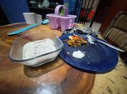 Una foto de lasaña de champiñones con bechamel