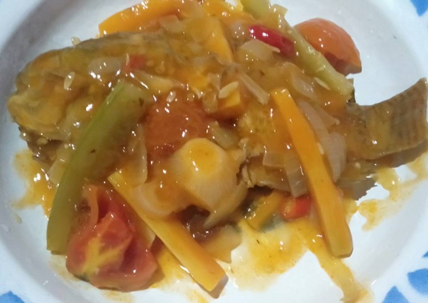 Ikan Nila asam manis
