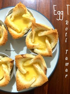 Foto resep Egg Tart Roti Tawar