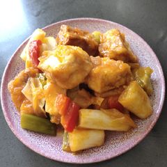 A picture of Tofu with Leek.