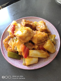 A picture of Tofu with Leek.
