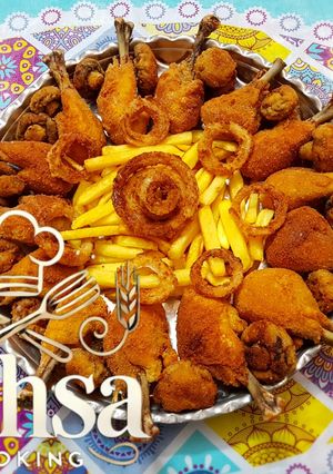 عکسی از دستور مرغ سوخاری