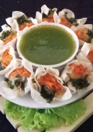 Foto resep Siomay Udang Sayur Saus Bayam Belimbing Wuluh
