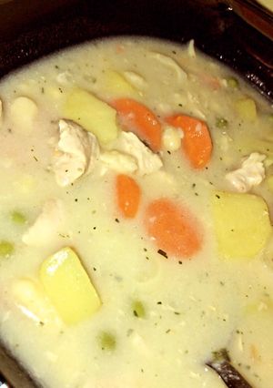 Tárkonyos csirkeragu leves🍲🥕 recept fotója