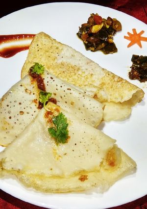 A picture of Chilka roti.