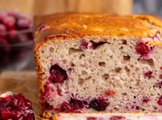 A picture of cranberry sauce bread
