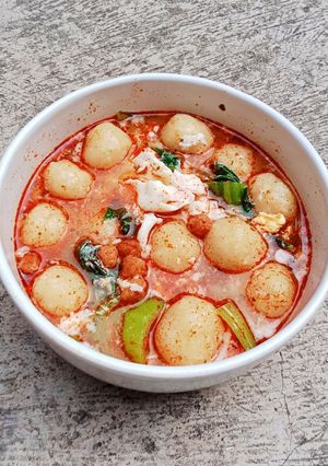 Foto resep Cilok Kuah dari Mie Instan