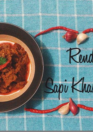 Foto resep Rendang sapi bumbu khas padang