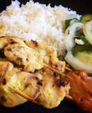 Coconut Curry Chicken Satay