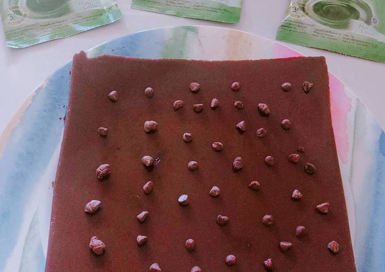 Pudding brownies chocolatos