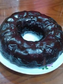 صورة لوصفة كيكة الحليب الساخن