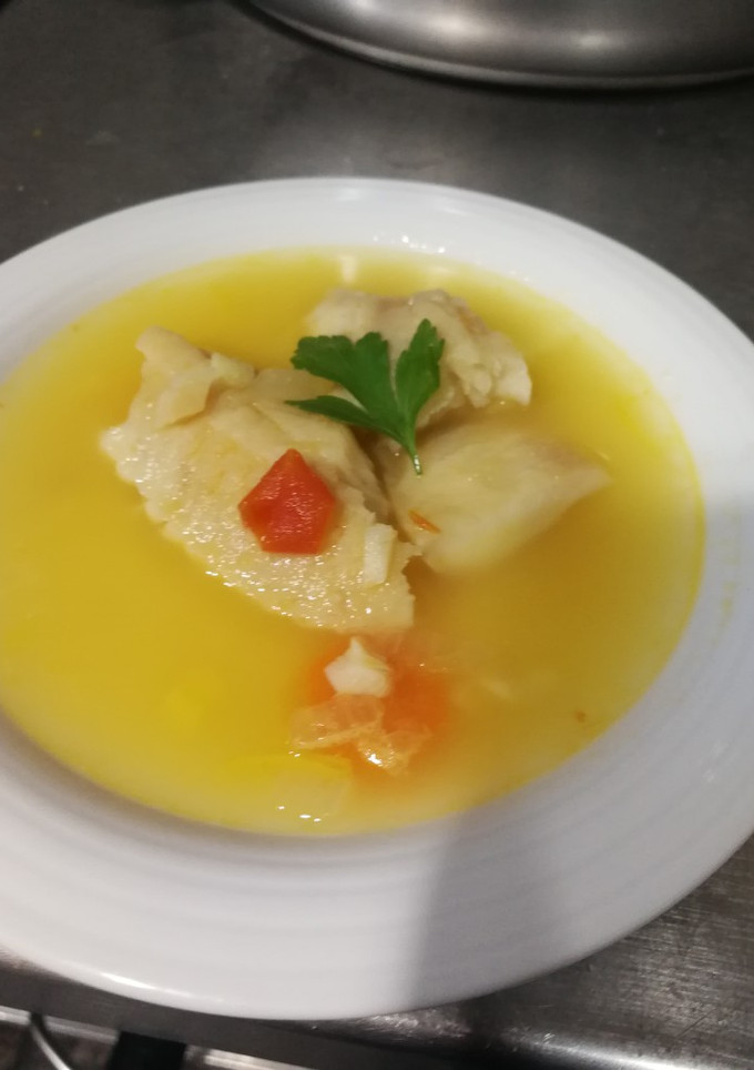 Una foto de Sopa de pescado (tilapia)