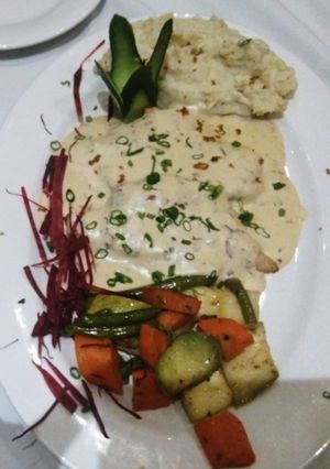 A picture of Chicken Black Pepper Steak.