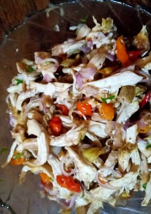 Foto resep Ayam Suwir Sambel Matah