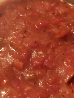 Una foto de Salsa de pizza en microondas