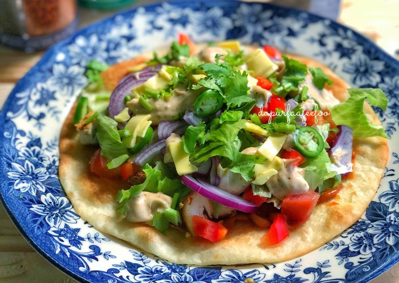 Ayam Taco Tostadas