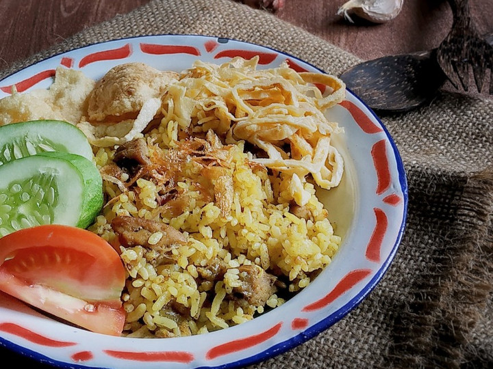 Wajib coba! Resep termudah membuat Nasi Kebuli Sapi Magicom  menggugah selera