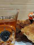 Coca de cristal con moscatel